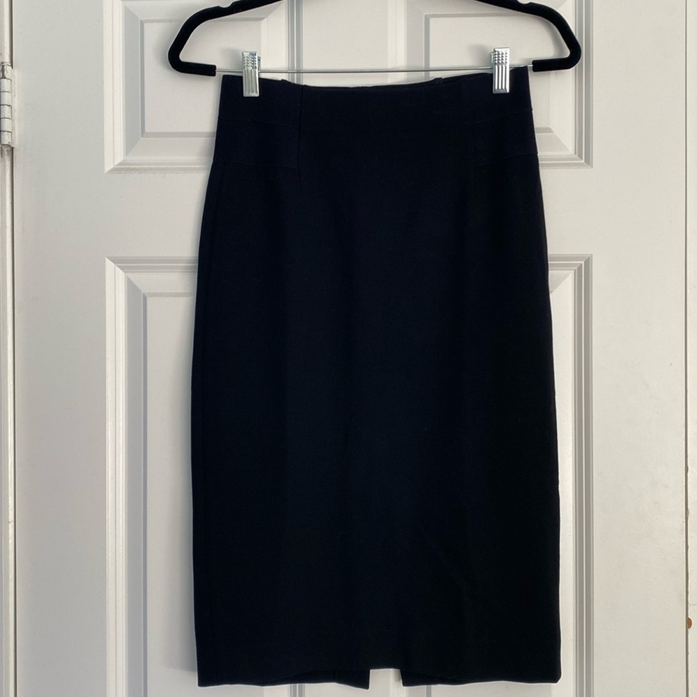 Diane von Furstenberg Stretchy Black Pencil Skirt Size 2